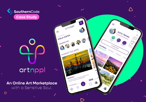 UX/UI Design Package Example: Artnppl App: an Online Art Marketplace