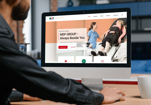 Custom Software Development Package Example: Website & Software Development for MDF GROUP