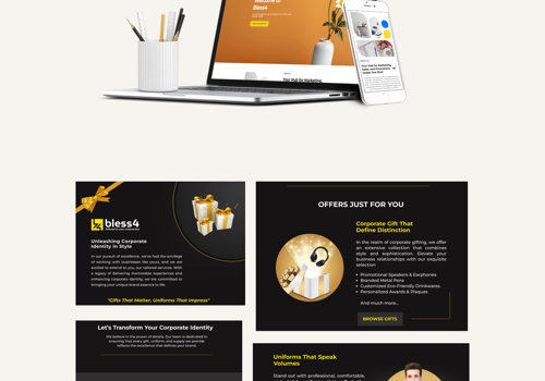 Web Design Package Example: Website Development and Graphic Design