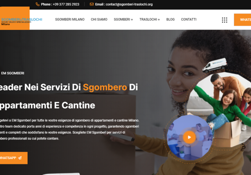 Marketing Strategy Package Example: Website and SEO - ITALIAN company