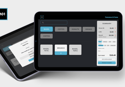 Mobile App Development Package Example: M01 – Complete restaurant management system