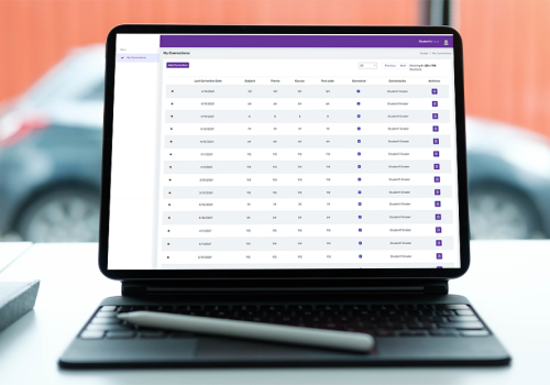 Web Development Package Example: Academic Management System
