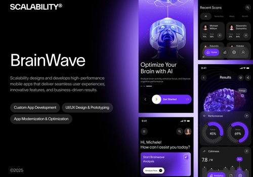 Mobile App Development Package Example: AI-Powered Cognitive Performance App for BrainWave