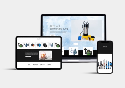 Web Development Package Example: WordPress Website For Pump Industries