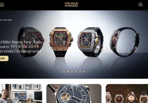 Web Development Package Example: Custom development of a Luxury Watch Blog Website