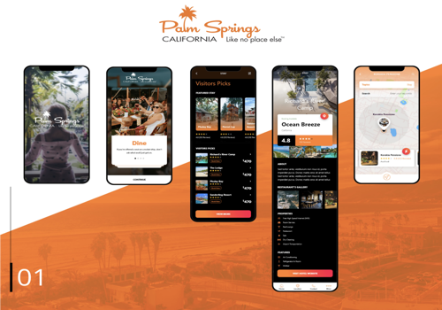 UX/UI Design Package Example: Travel and tourism app