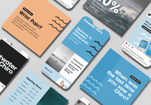 Logo Package Example: Pittwater Chiro