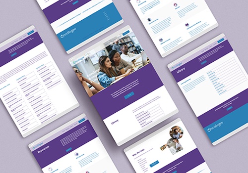 Web Design Package Example: Oncollegee Website