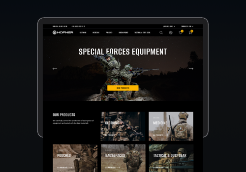E-Commerce Development Package Example: Redesign and transfer content to CMS OpenCart