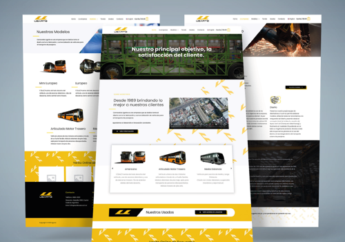 UX/UI Design Package Example: Vehicles for passenger transport