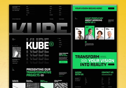 Web Development Package Example: UI/UX and Website for a Creative Agency