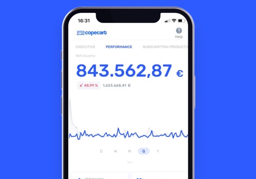 Mobile App Development Package Example: CopeCart – apps for monitoring e-distribution sale