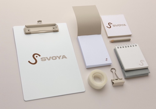 Branding Package Example: SVOYA: Naming, Brand Identity