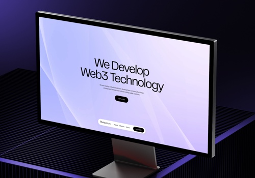 Web Design Package Example: Validatrium Tech - Web3 Staking Company