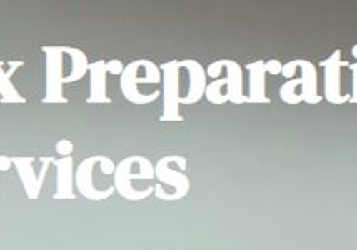 Accounting Package Example: Tax Preparation