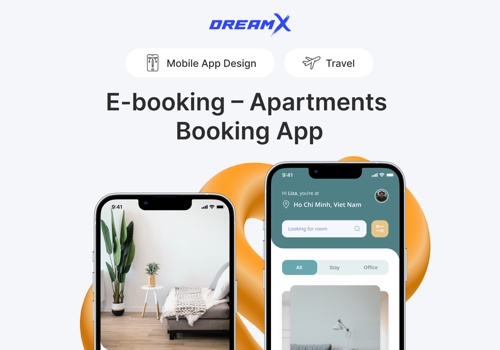 UX/UI Design Package Example: E-booking – Apartments Booking App Design