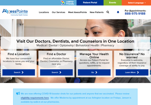 Search Engine Optimization Package Example: SEO For AxessPointe Community Health Centers