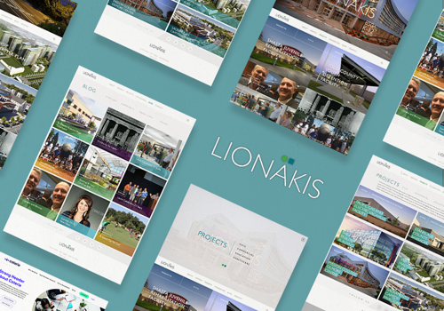Web Design Package Example: Lionakis - Web Development