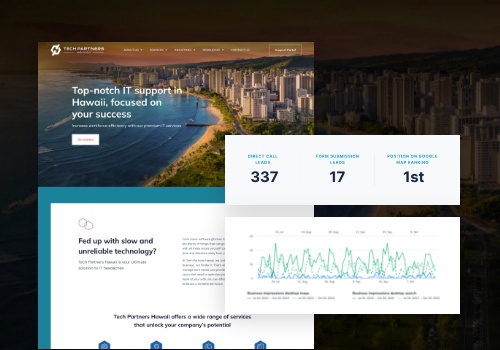 Search Engine Optimization Package Example: IT Firm Earns 354 Leads with Strategic Local SEO