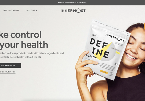E-Commerce Development Package Example: Innermost Shopify Store