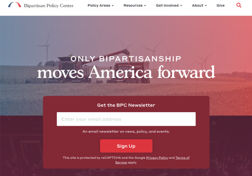 Marketing Strategy Package Example: Project with Bipartisan Policy