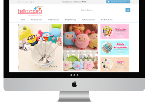 E-Commerce Development Package Example: Bellazaara