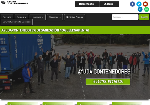 Web Development Package Example: Ayuda Contenedores