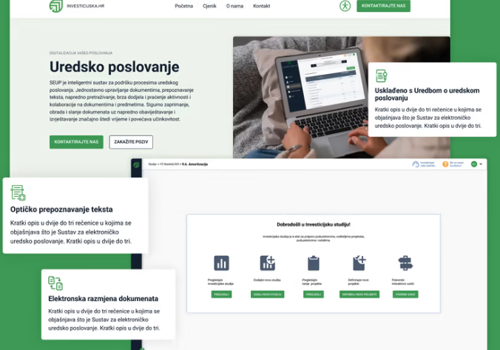 Web Development Package Example: Investicijska.hr - From complexity to simplicity
