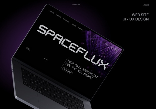 Web Design Package Example: Spaceflux — Website and Web Platform