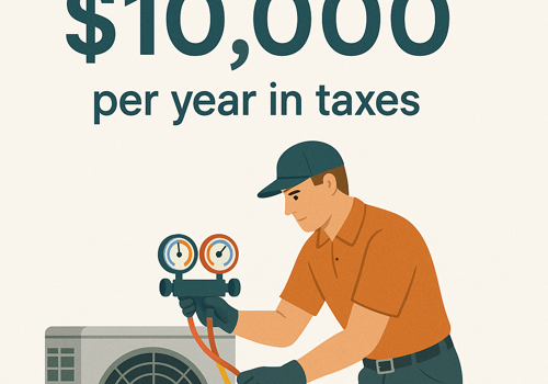 Accounting Package Example: HVAC Business Tax Savings