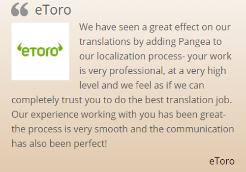 Translation Package Example: Financial Localization Services