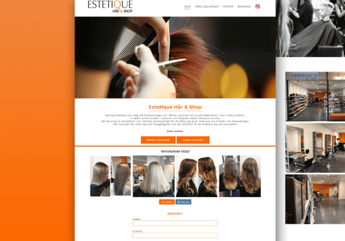 E-Commerce Development Package Example: Estetique
