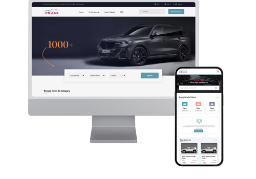 Search Engine Optimization Package Example: Reuse - Sale your Car