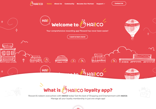 Web Design Package Example: HAi!CO