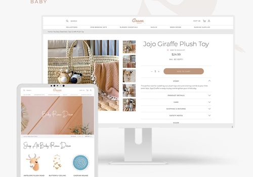 Web Development Package Example: Crane Baby