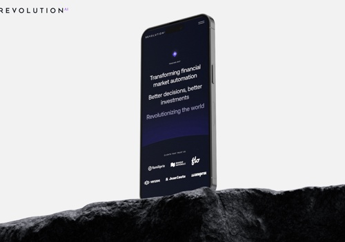 Web Design Package Example: Revolution AI - Brand Identity and Web Design