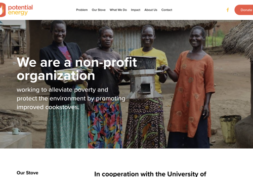 UX/UI Design Package Example: Strategy and Web Design for Charitable Company