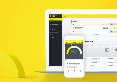 UX/UI Design Package Example: Raiffeisen, E-Banking and M-Banking Solution