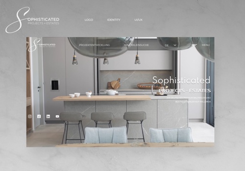 Web Design Package Example: Project Estate | UX\UI Design & WordPress developm
