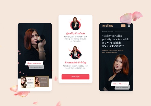 Digital Strategy Package Example: Beauty Salon and Boutique website and SEO