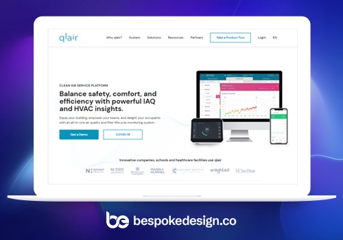 Web Design Package Example: Air Quality Monitoring website