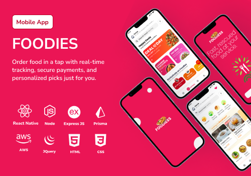 Mobile App Development Package Example: Foodiess