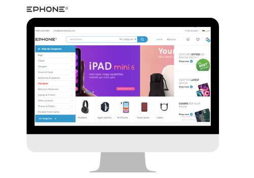 E-Commerce Development Package Example: Shopping website, Hosting, AWS Maintenance