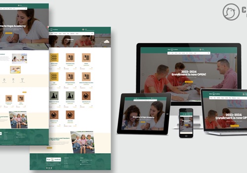 Logo Package Example: Logo / Website - Christian Home School Co-op