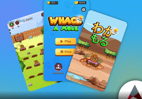 Web Design Package Example: Whack a mole