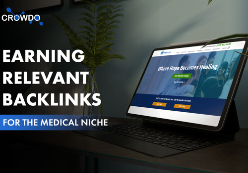 Search Engine Optimization Package Example: EARNING RELEVANT BACKLINKS FOR THE MEDICAL NICHE