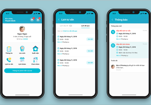 Mobile App Development Package Example: eBabyCare - Healthcare Application