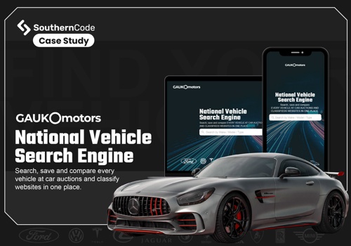 UX/UI Design Package Example: Gauk - Vehicle Search Engine