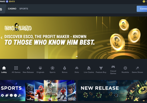 Branding Package Example: Esco casino