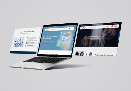 Web Design Package Example: Web Design and Development for Accounting Monk